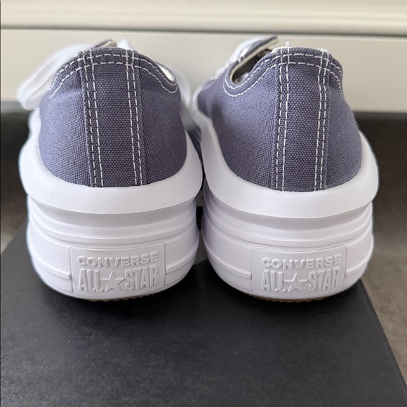New! Converse Chuck Taylor All Star Move Platform Sneakers - Lavender Ash/ White - Picture 5 of 7